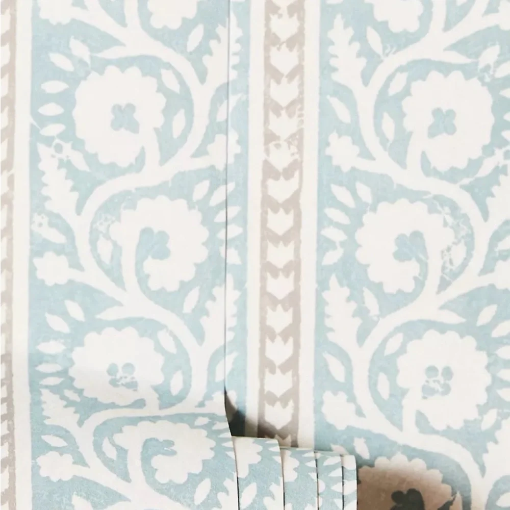 GP & J Bibury Striped Floral Wallpaper
